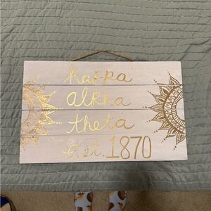 KAPPA ALPHA THETA WALL SIGN